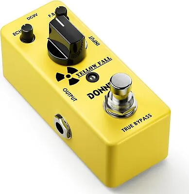 ☢️ Donner Yellow Fall Analog Delay Guitar Effect Pedal Vintage Delay True Bypass • $35