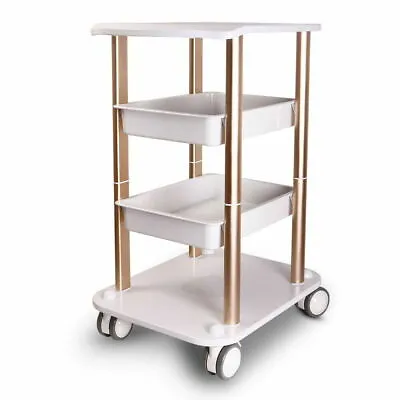 Mobile Trolley Stand Medical Rolling Carts Spa Salon Beauty Machine Storage Cart • $74.88