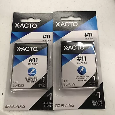 #11 X-ACTO X811 Knife Blades - 100 Ct Packs 2 Packs 200 Total Free Shipping • $26.99