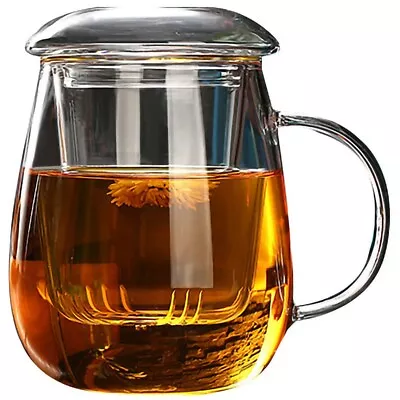 3X Tea Set Mugs  Drink Office Mug Transparent Drinkware Glass Cup Chinese  L3E1) • $32.74