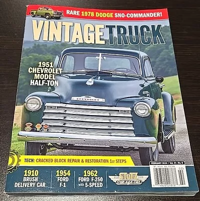 Vintage Truck Magazine February 2024 Volume 31 Number 6 • $7.95