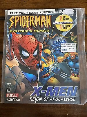 Spider-Man: Mysterio's Menace/X-Men: Reign Of Apocalypse Strategy Guide GBA • $29.04