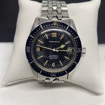 $999.99 • Buy Vintage Caravelle 1967 Devil Diver 666 Men’s Watch - Working 665-1