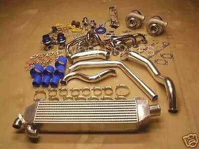 FOR FORD MUSTANG 1000 HORSEPOWER TWIN TURBO KIT 5.0L 5.0 Intercooled V8 302CI • $1424