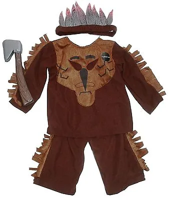 Childs Boys Indians Cowboys Fancy Dress Up Costume Book Day Age 5 To 6 Years • £7.99