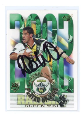 $1.79 • Buy ✺Signed✺ 2003 Select XL Ruben Wiki (Raiders) Club Player Of 2002 Signed NRL Card