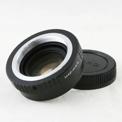 Focal Reducer Speed Booster 0.72x Adapter M42 Lens To Micro 4/3 M43 E-P5 PL6 GF6 • £62.84