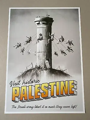 Banksy Palestine Poster+ Stik Martin Whatson Dface Sandra Chevrier Faile Sticker • £650