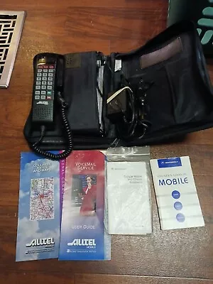 Vintage Motorola Alltel Mobile Phone In Bag Car Charger And Wall Charger Working • $29.99