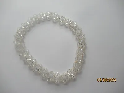 Vintage Woven Crystal Bracelet Or Anklet 9 In • $3.99