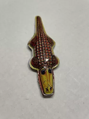 Vintage Tin Alligator Clicker Noise Maker Toy Approximately 5” • $7