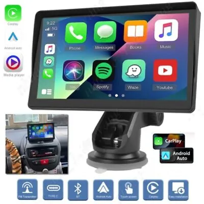 7 Portable Wireless Apple CarPlay Android Auto Touch Screen Car Radio Stereo • $52.99