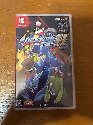 Rockman 11 Megaman 11 Nintendo Switch 2D Action Game Capcom Japan Import • $15