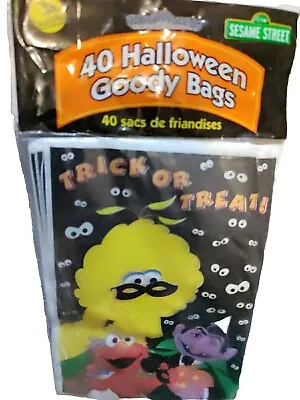 Sesame Street Treat Favor Bags Loot Goody Bags Party 1998 Halloween 120 Total • $7.50