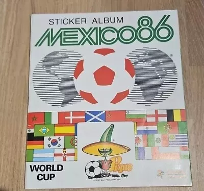 Mexico 1986 86 World Cup Panini Football Sticker Album 100% Complete Full Set • £249