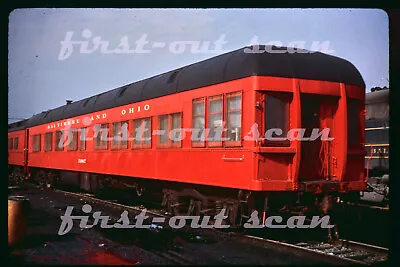 R DUPLICATE SLIDE - Baltimore & Ohio B&O MofW Observation Nov 1962 • $10.89