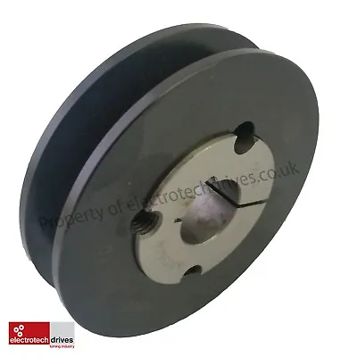 £25.99 • Buy SPA/A Section V Belt Pulley Complete C/w Taper Lock Bush To Suit Your Shaft Size
