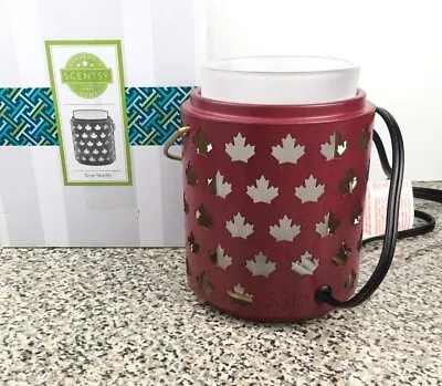 Scentsy Warmer True North Maple Leaf Red  • $27.99