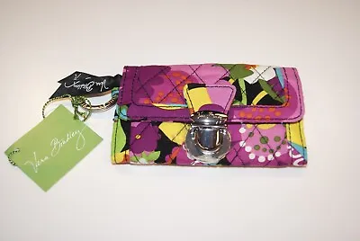 Vera Bradley Quick Swipe ID And Coin Wallet In Retired Va Va Bloom NWT 10125-127 • $14.99