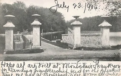 Mahopac New York~entrance To Fairy Island Lake~1906 Postcard • $9.59