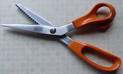 FISKARS WILKINSON SWORD PINKING SHEARS SCISSORS 25cm • £12.95