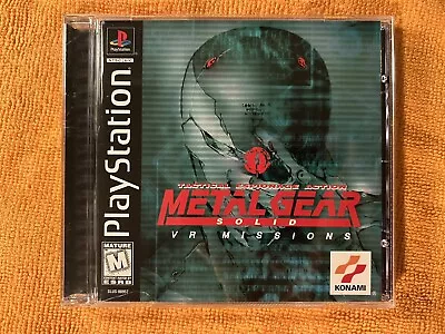 Metal Gear Solid: VR Missions (PlayStation 1 PS1 Black Label Reg Card) Tested • $27.49