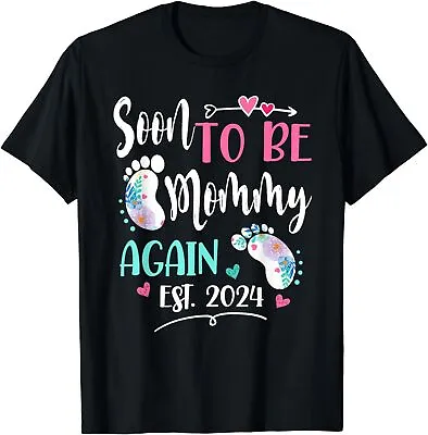 NEW LIMITED Womens Soon To Be Mommy Again 2024 Mother's Day Tee T-Shirt S-3XL • $24.21