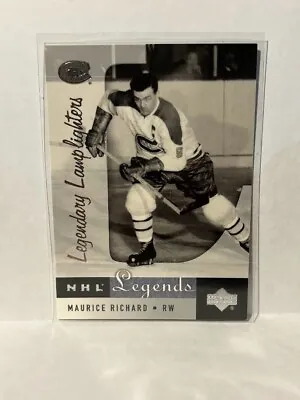 Maurice Richard 2001-02 Upper Deck Legends Legendary Lamplighters Card # 94 • $1.50