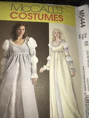 McCall's Sewing Pattern Misses Renaissance Costume Dress New Size 14-20 • $15