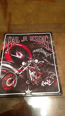 Tin Sign Paul Jr. Designs Black Widow Motorcycle Collector 12  X 15  • $21.80