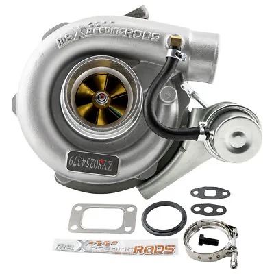 T3 T04E V-BAND Billet Turbocharger Turbo .63 A/R W/ Internal Wastegate 420HP+ • $219.59