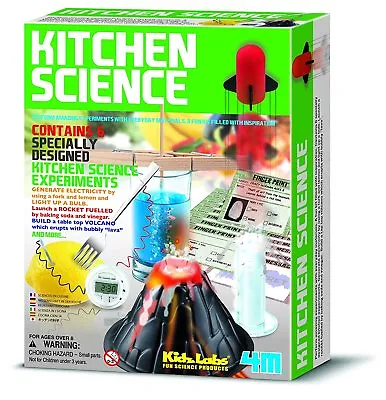 £14.49 • Buy Kidz Labs KITCHEN SCIENCE KIT Children's Kitchen Science Experiment Set Gift NEW
