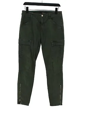 J Brand Women's Trousers W 28 In Green Cotton With Elastane Straight Cargo • $34.42