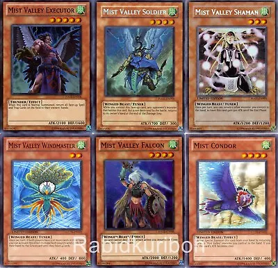 Yugioh Mist Valley Soldier Shaman Falcon Executor Windmaster Condor Set • $5.95