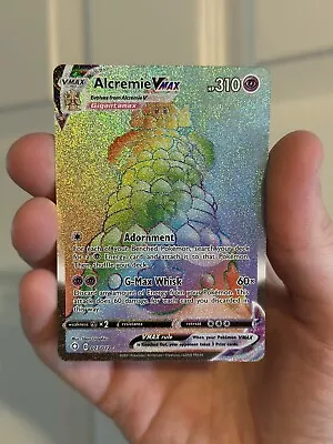 Pokemon Alcremie Vmax 073/072 Rainbow Rare Champions Path - NM • $1.25