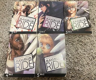 Maximum Ride 5 Issue Manga Lot Vol 1-5 James Patterson & NaRae Lee • $30