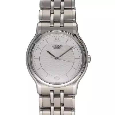 Seiko Credor 8J86-6A00 Stainless Steel Date Quartz Mens Watch Authentic Working • $1042.81