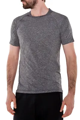 Manuka Life Mens Sculpt Yoga Training T-Shirt Flint Grey Size M /L 39 -42 ' • £26.99