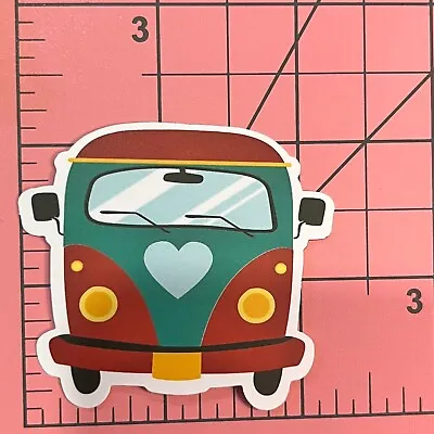 Love VW  Bus Vinyl Sticker Decal ThinkBomb Anything Free Ship & Track • $4.99