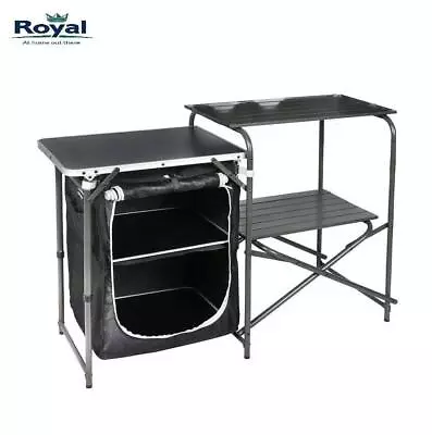 Royal Camping Aluminium Kitchen Stand & Larder Caravan Awning Camping  355441 • £72.95