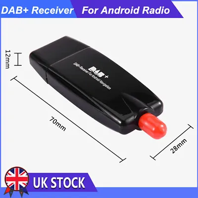 DAB+ Receiver For Android Navigation GPS USB DAB Box Digital Audio Broadcast • £24.83