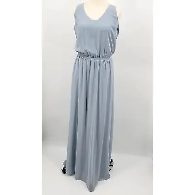 SHOW ME YOUR MUMU Kendall Maxi Dress Blue Women's Size Small Steel Blue • £53.03