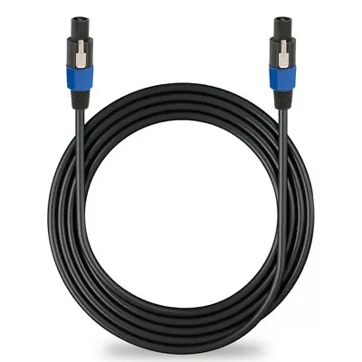 2 X  21 FT Speakon To Speakon  Speaker Cables DJ PA 21FT CABLES PAIR PYLE BRAND • $37.77