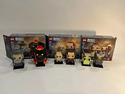 Lego Brickheadz Gandalf Balrog 40631 Frodo Gollum 40630 Arwen Aragorn 40632 Lot  • $62.96