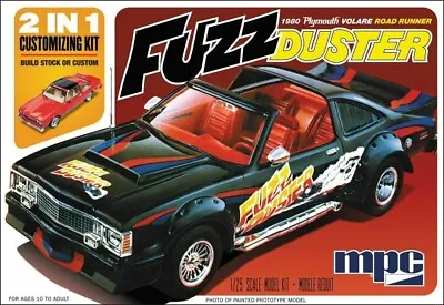 MPC 1980 Plymouth Volare Road Runner FUZZ DUSTER 1/25 #843/12 F/S 2’n1 Model Kit • $59.99