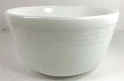 Vintage Pyrex Large White Milk Glass Banded Mixing Bowl #19 Hamilton Beach Mixer • $27