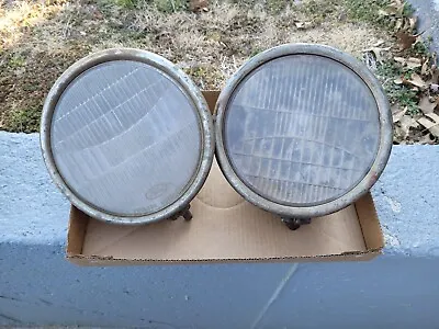 1928 1929 Ford Model A Twolite Headlamps Pair  Antique Oem Rat Rod Hot Rod  • $300