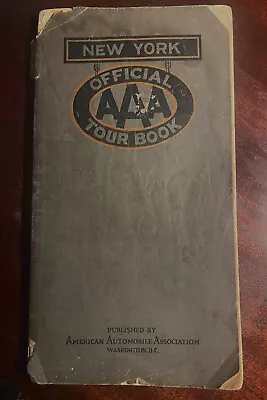 New York Official AAA Tour Book 1927 American Automobile Association Worn • $5