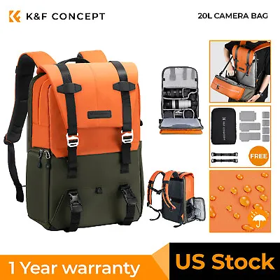 K&F Concept 20L Camera Backpack With Tripod Holder W/ 15.6'' Laptop Compartment • $89.99