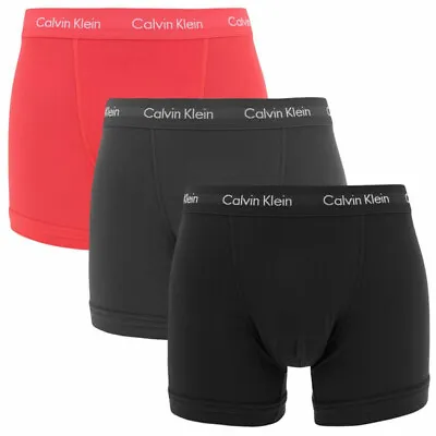 Calvin Klein 100% Authentic Men’s Boxer Shorts Low Rise Trunks - 3 Pack Colour • £28.99